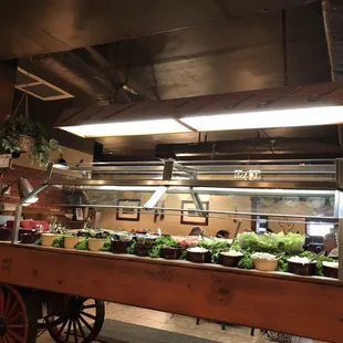 Hugh salad bar