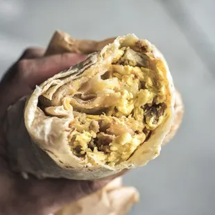 Ultimate Breakfast Burrito.