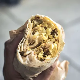 Ultimate Breakfast Burrito.