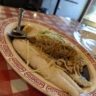 Steamed Fish Fillet (Huge portion!)