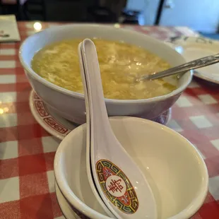 Egg flower Soup