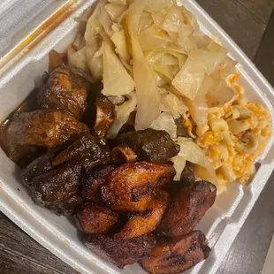 a container of food