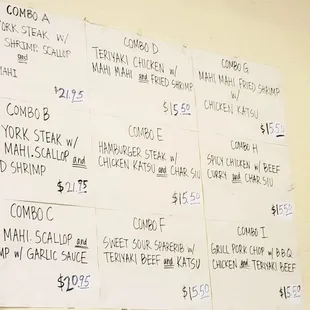 Combo Meals Menu (05/15/23). #KAndKBarbequeInnInc #Kailua #Oahu #Hawaii #LocalGrindz #FoodPorn