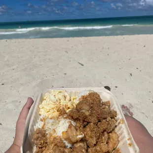 Garlic chicken plate