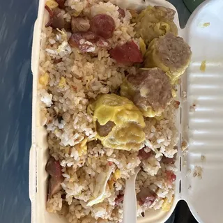 3. Fried Rice with Pork Hash