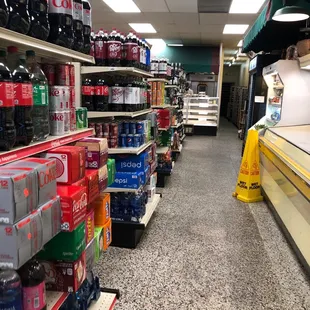 a soda aisle
