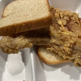 Pork Chop Sandwich