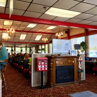 The interior hasn't changed since 1983