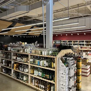 a wine store