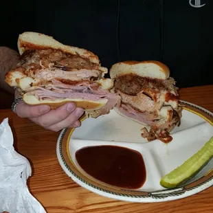 Killer combo cut in half.