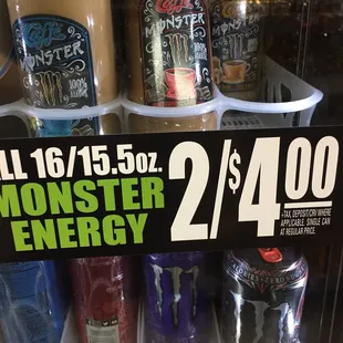 All the fad energy drinks