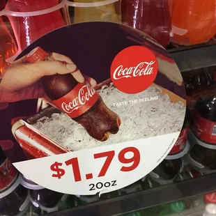 Soda in various sizes