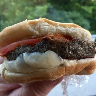 "Try the sausage sandwich", they said. Choice of cheese and toppings. Generous size and seasoning. GET IT!! #UpCloseSavor XP