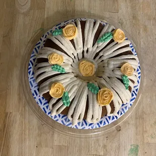 Pumpkin Spice Bundt with Butter Cream icing