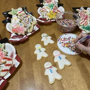 Decorative, fun, iced sugar cookies