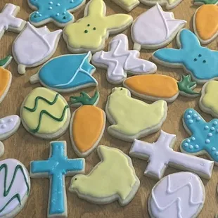 Easter sugar cookies
