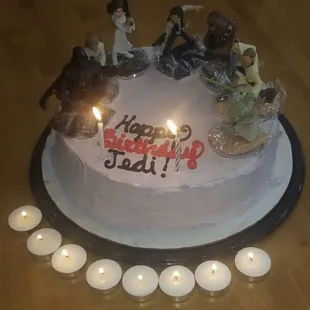 Star Wars Jedi Birthday Cake
