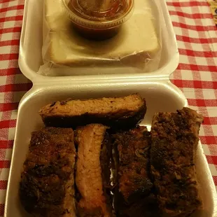 bbq ribs, food, ribs