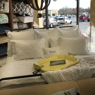 We sell Peacock Alley bedding.