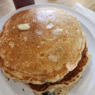 Blueberry pancakes