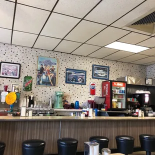 the interior of a k &amp; n restaurant