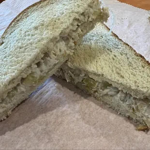 Chicken salad sandwich