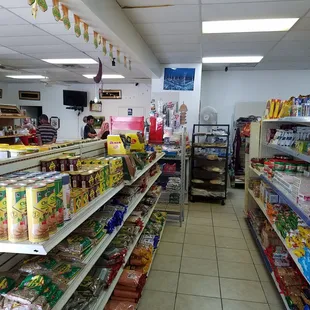 a view of a grocery store