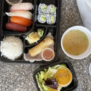 Bento box 4 sashimi
