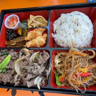 Bulgogi Bento with Banchan