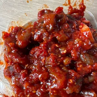 Spicy octopus
