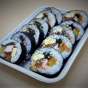 Spicy pork kimbap