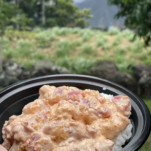 Dynamite ahi poke bowl