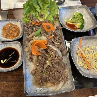 The kitchen cooked bulgogi beef