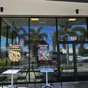 Outside