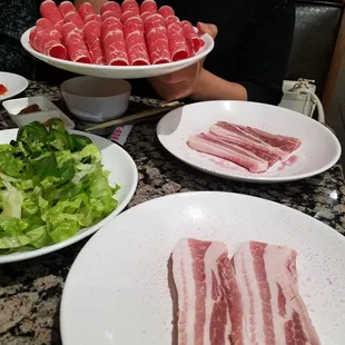 My favorite part!! Pork belly! This is great ~