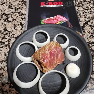 Marinated beef short rip~