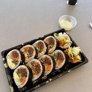 Spicy Beef Kimbap