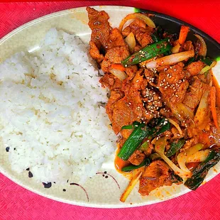 Grilled Spicy Pork/돼지불고기 덮밥
