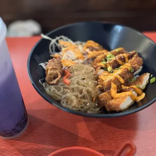 This is the katsu bop. Another large bowl meal at K-Bop&apos;s lunch prices.