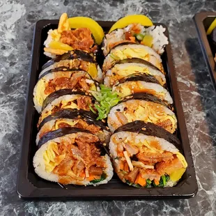 Pork Cutlet Kimbap