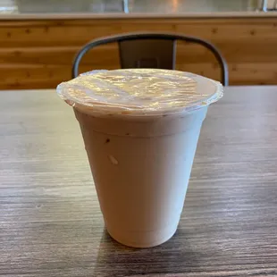 Caramel milk tea