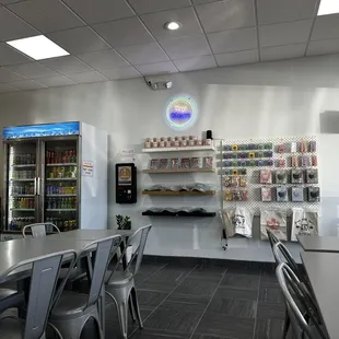Interior + Order Kiosk + Drink Fridge