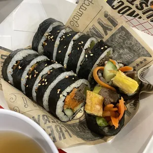 Beef Bulgogi Kimbap!