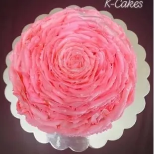 Rose Design Cake