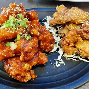 K-spice &amp; soy garlic chicken wings