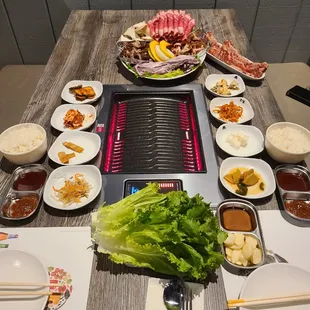This is how we actually do Korean BBQ