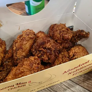 Tikkudak wings, soy flavor