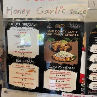 Menus