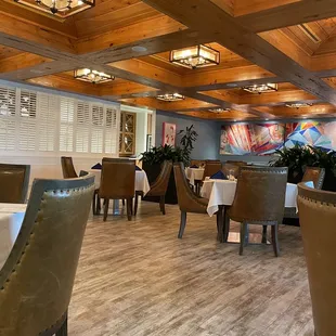 the dining area