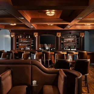 the bar and lounge area